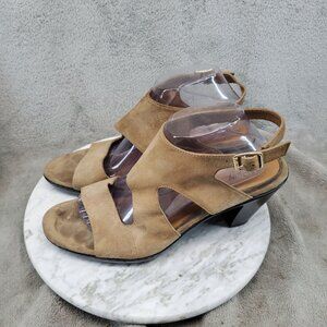 Sofft Shoes Womens Size 11 Brown Leather Eurosoft Vali Baywater Sandals